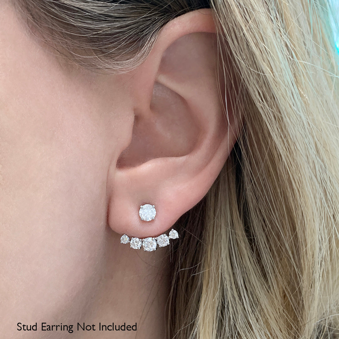 Diamond Solitaire Stud Earrings 50 Cents Each Lab Grown - Avarta